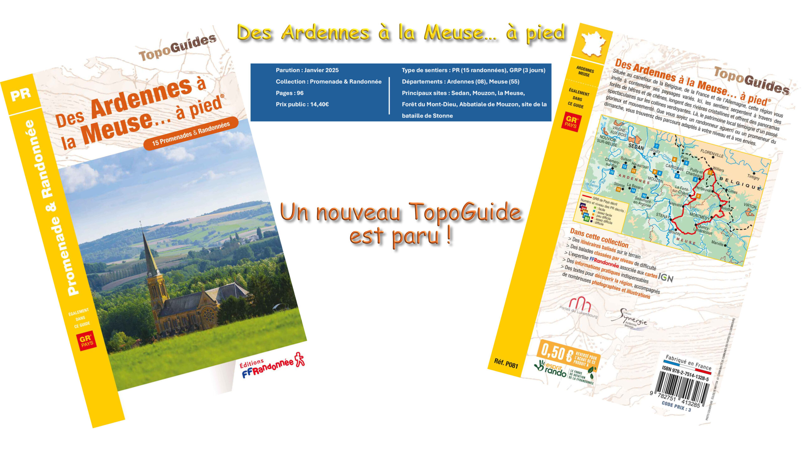 TopoGuide des Ardennes à la Meuse… à Pied